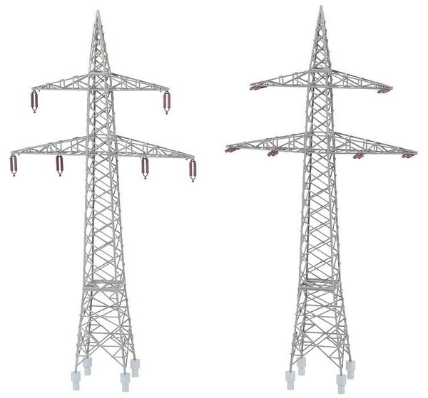 130898 FALLER H0 2 Freileitungsmasten (110 kV)
